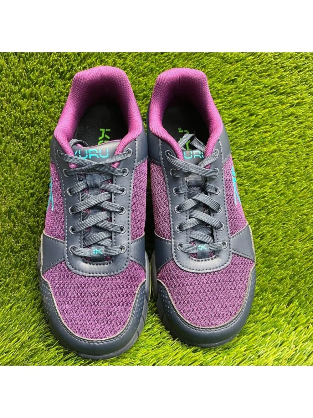 Kuru Quantum 2.0 Womens Size 10D Purple Blue Athletic Running Shoes Sneakers